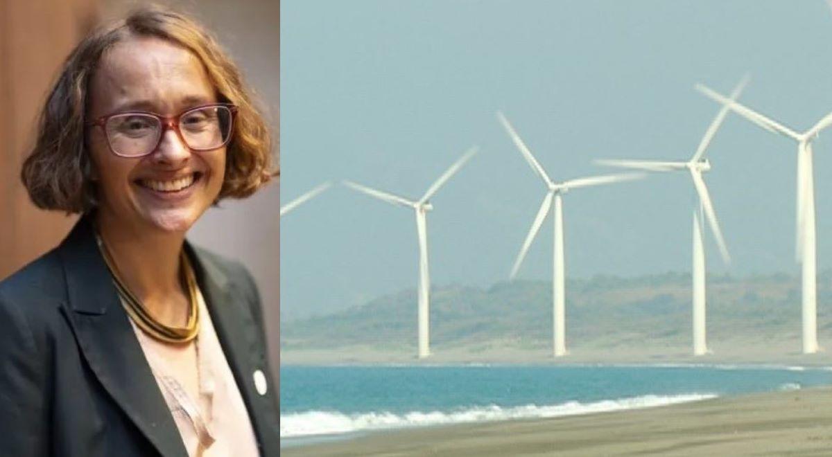 Julia Skorupska of Powering Past Coal Alliance and Bangui wind farm