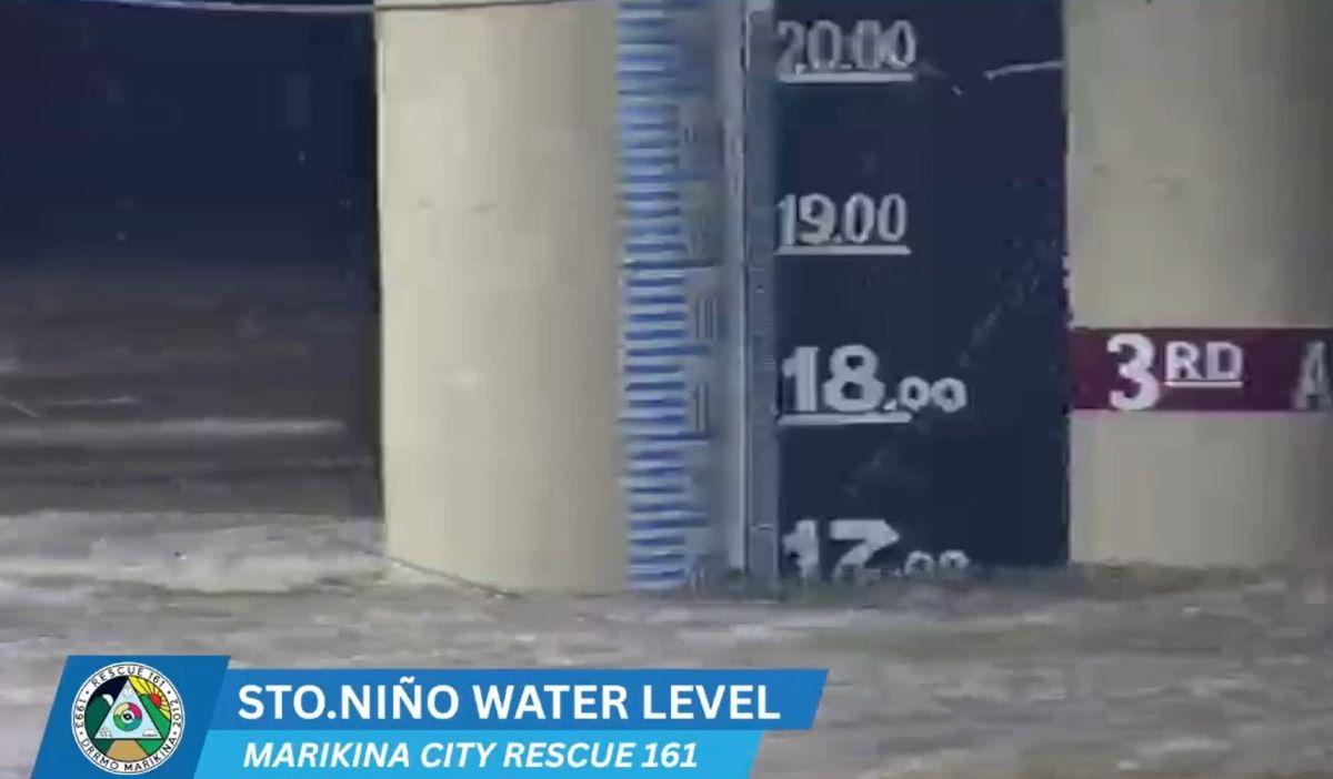 Marikina River at second alarm, July 22, 2025