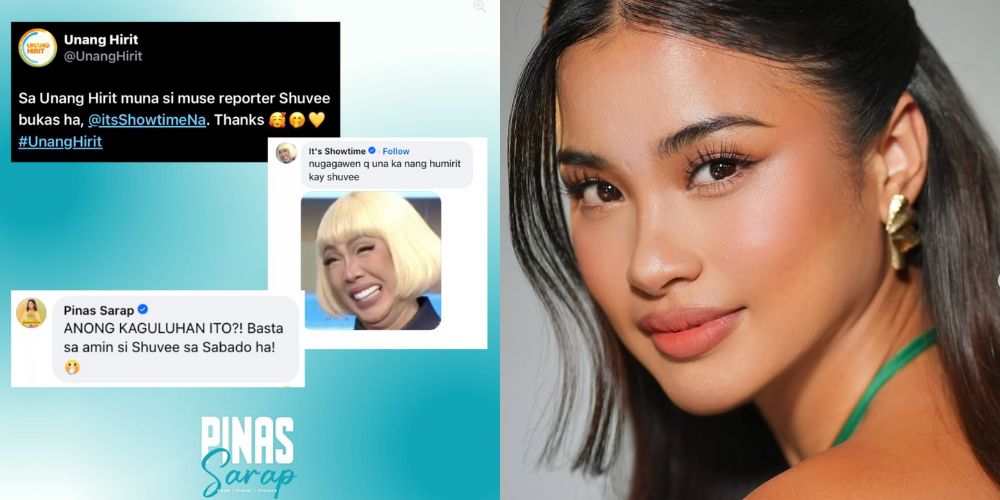 It's Showtime,' 'Unang Hirit,' and 'Pinas Sarap' have cute online  interaction over Shuvee Etrata | GMA News Online