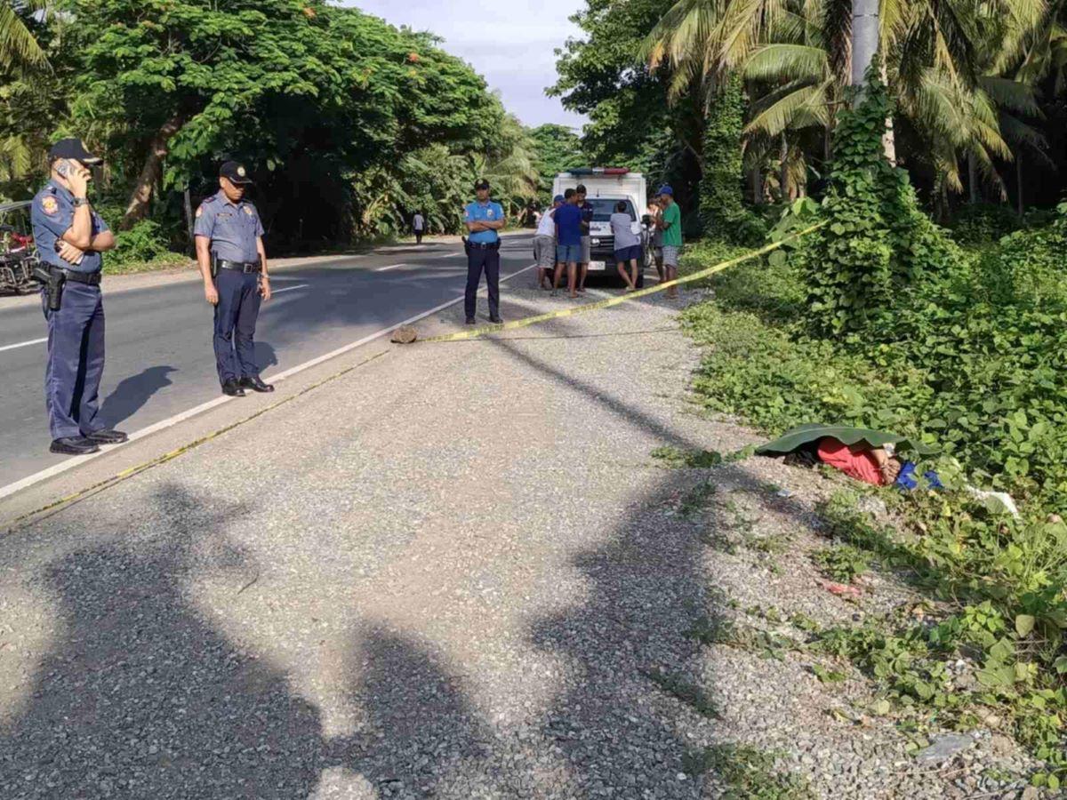 Bangkay ng lalaking nakagapos, nakita sa gilid ng highway sa Sariaya