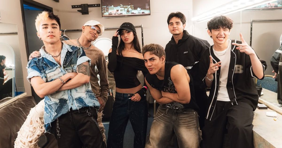 Sophia of KATSEYE attends SB19's 'Simula at Wakas' world tour in Los Angeles