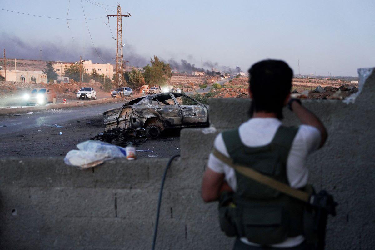 Clashes between Bedouin fighters and factions from the Druze at Sweida governate, Syria