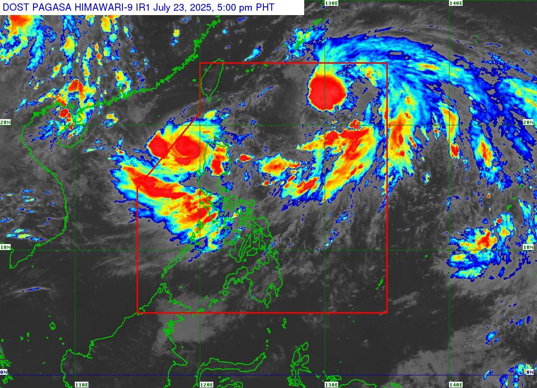 7 areas under Signal No. 1 as Emong intensifies