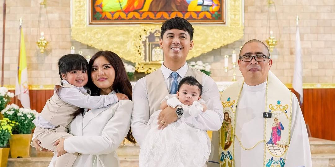 Viy Cortez and Cong TV's daughter Tokyo Athena gets baptized