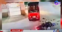 Pagsalpok ng humaharurot na motorsiklo sa multicab, nahuli-cam sa Cebu; 1, patay thumbnail