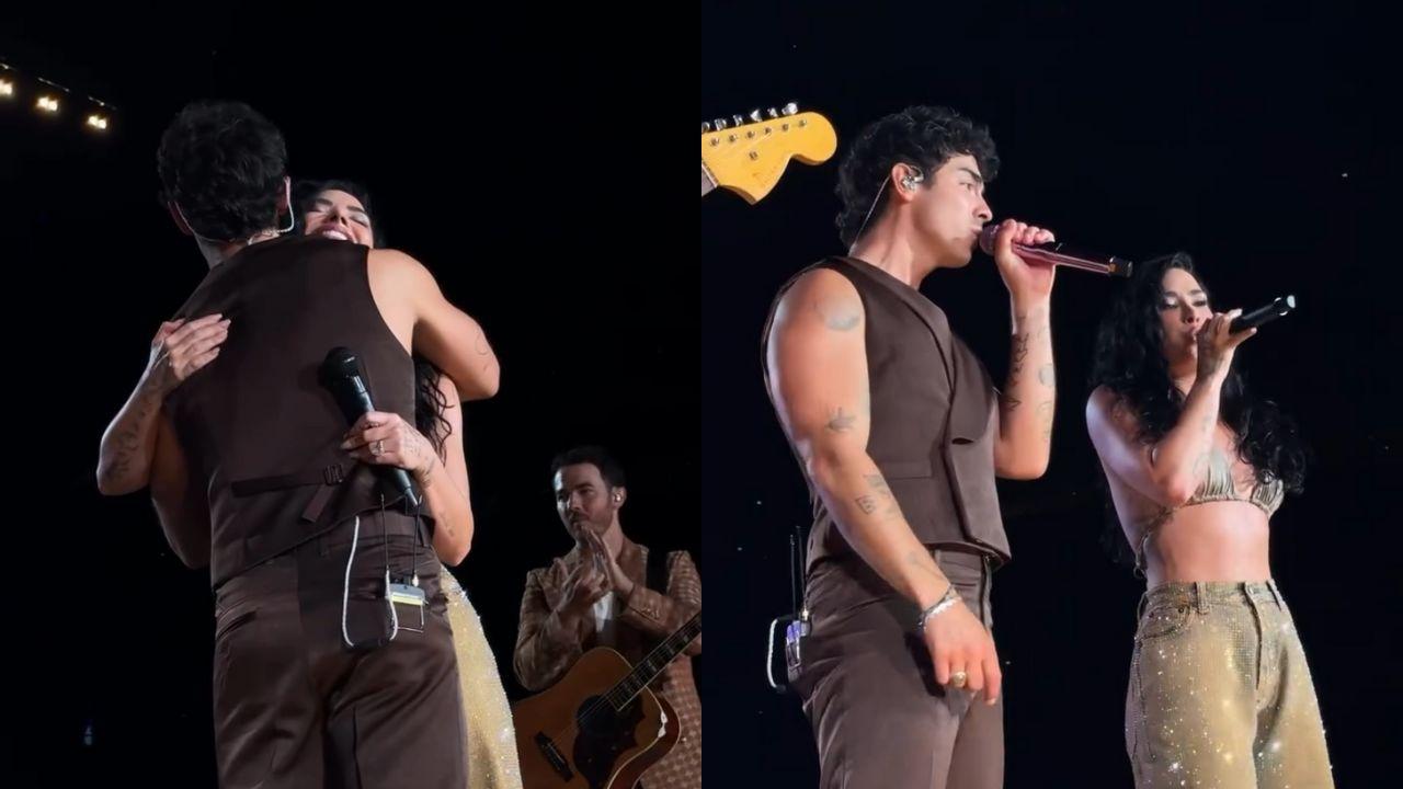 Demi Lovato, Joe Jonas reunite, perform 'Camp Rock' songs together