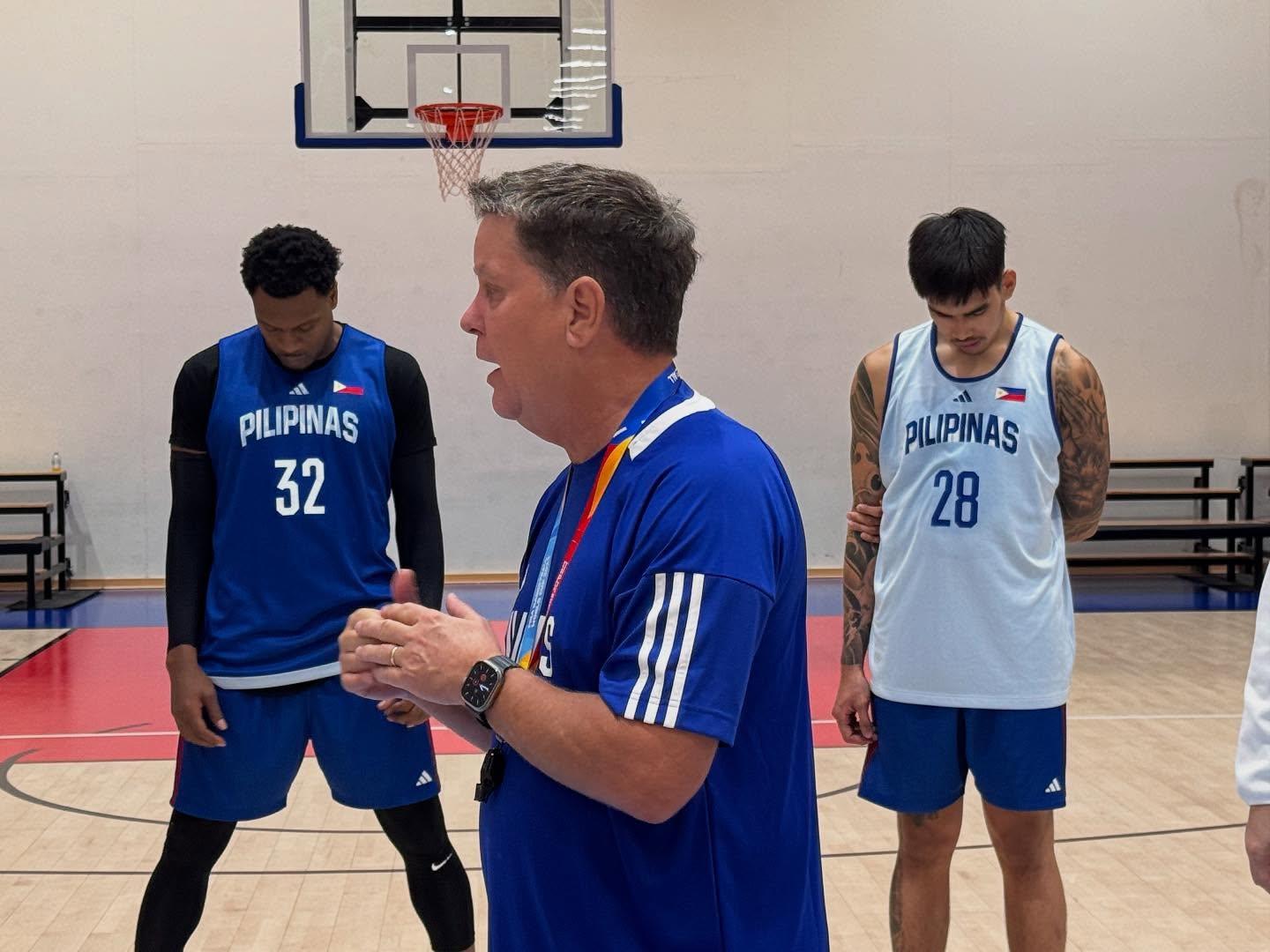Gilas Pilipinas holds first practice in Jeddah ahead of FIBA Asia Cup