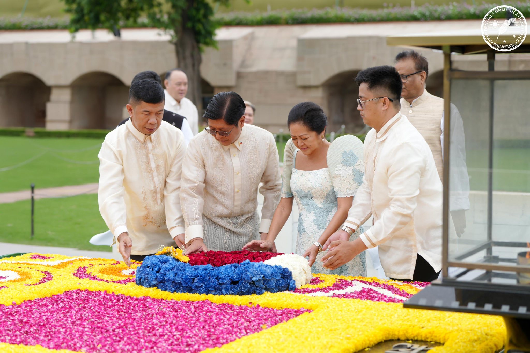 Marcos, FL Liza pay respect to Mahatma Gandhi