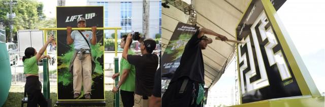 Attendees went on full âLift modeâ by joining high-energy challenges and exploring interactive booths for a chance to win exclusive prizes