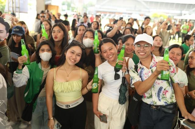 The crowd came together to mark the launch, savoring its bold and energizing taste.