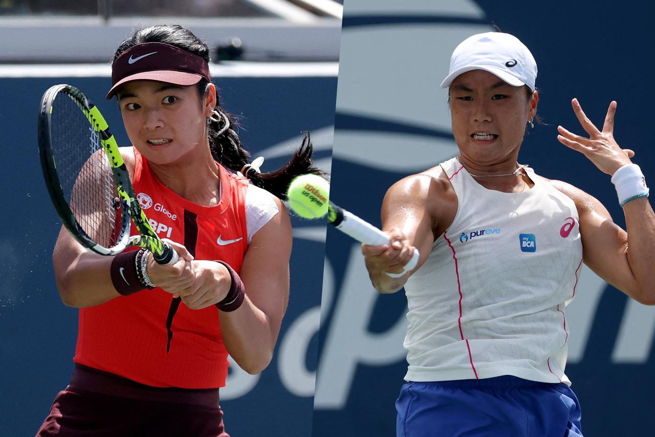US Open: Alex Eala of the Philippines and Janice Tjen of Indonesia
