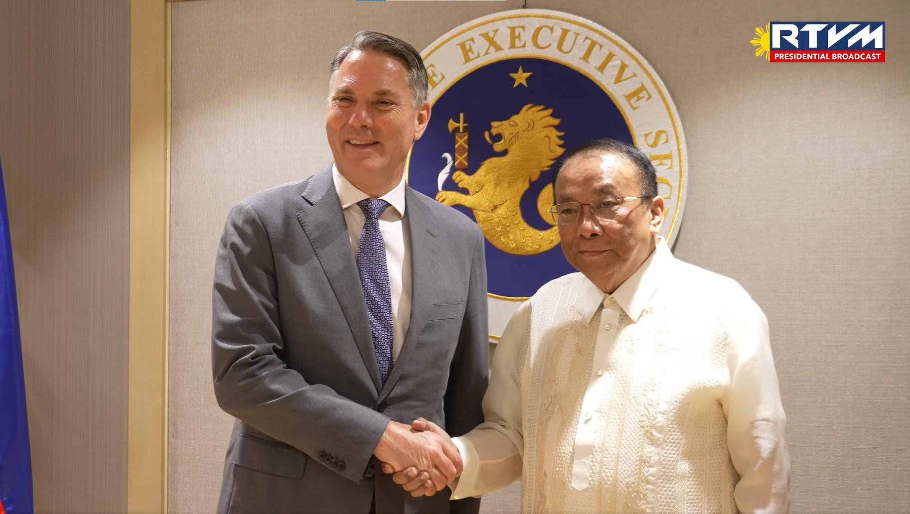 Australia's deputy prime minister pays courtesy call on Bersamin