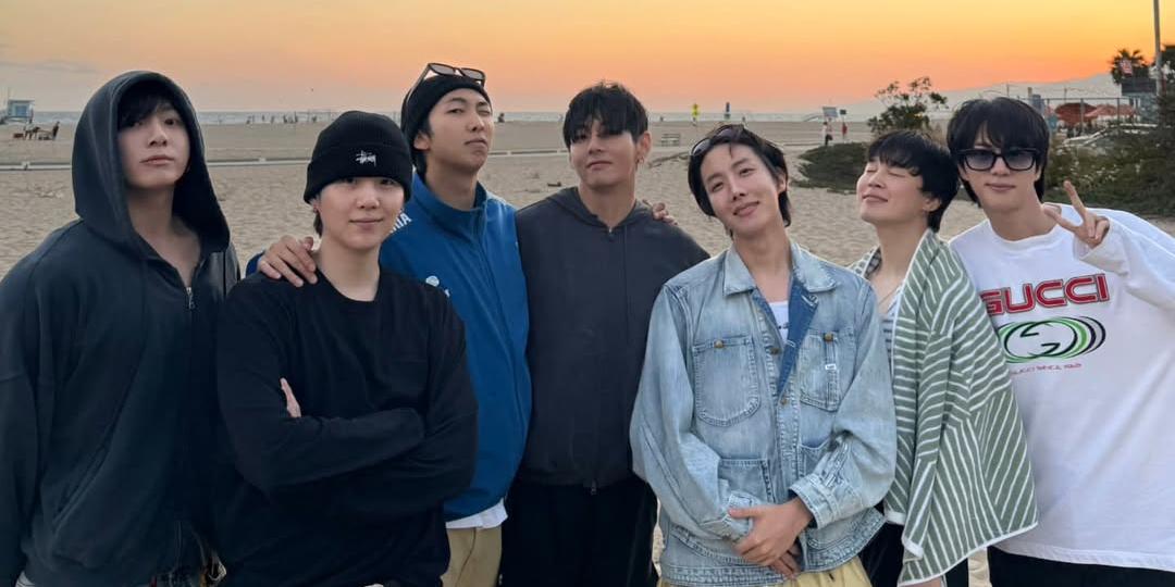 BTS delights fans with pics of group hangout at the beach