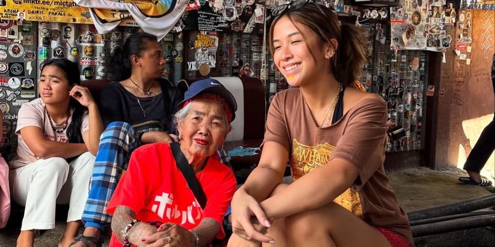 Emman Atienza gets tattooed by Apo Whang Od