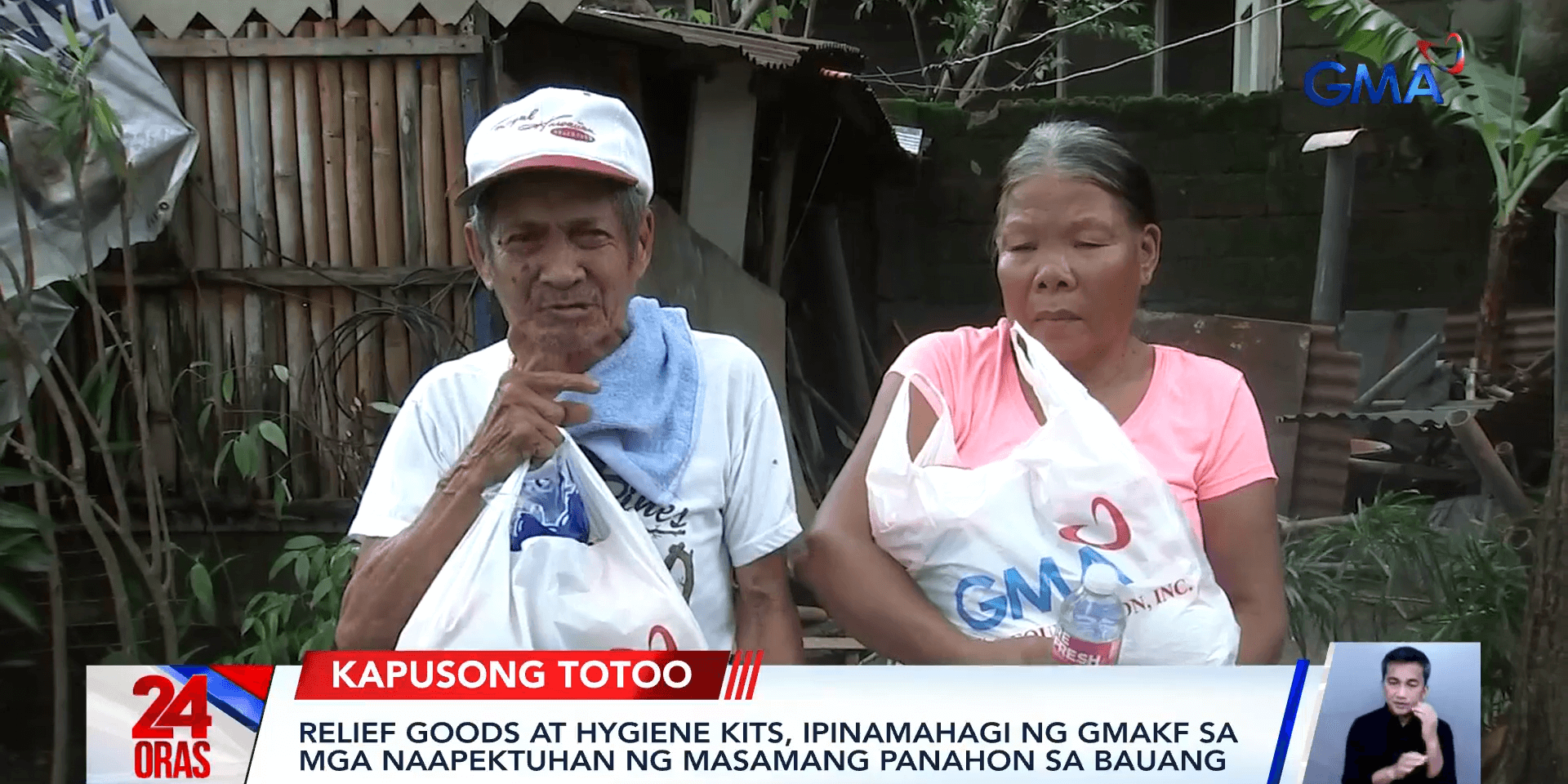 4,000 individuals in La Union affected by inclement weather receive aid from GMA Kapuso Foundation