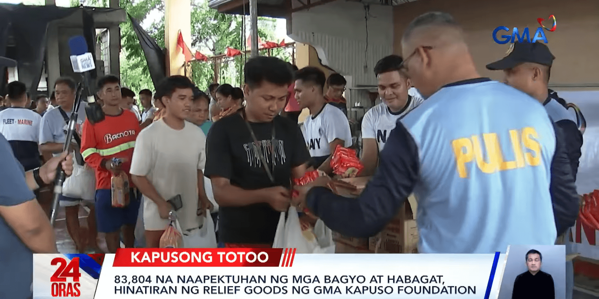Over 80K individuals affected by typhoons, Habagat received aid from GMA Kapuso Foundation