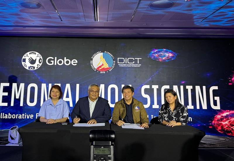 Globe, DICT ink MOU to fight fraud and scams