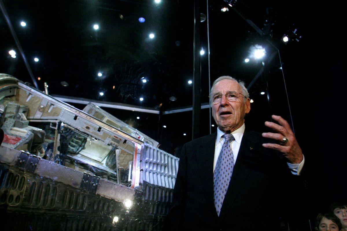 NASA astronaut Jim Lovell, commander of Apollo 13