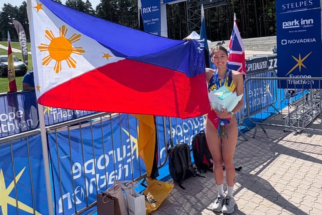 Filipina Kira Ellis rules Europe Triathlon Junior Cup