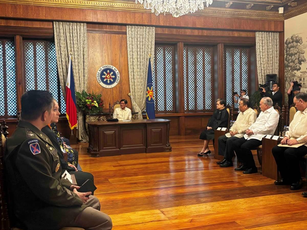 President Marcos meets with US Armed Services lawmakers