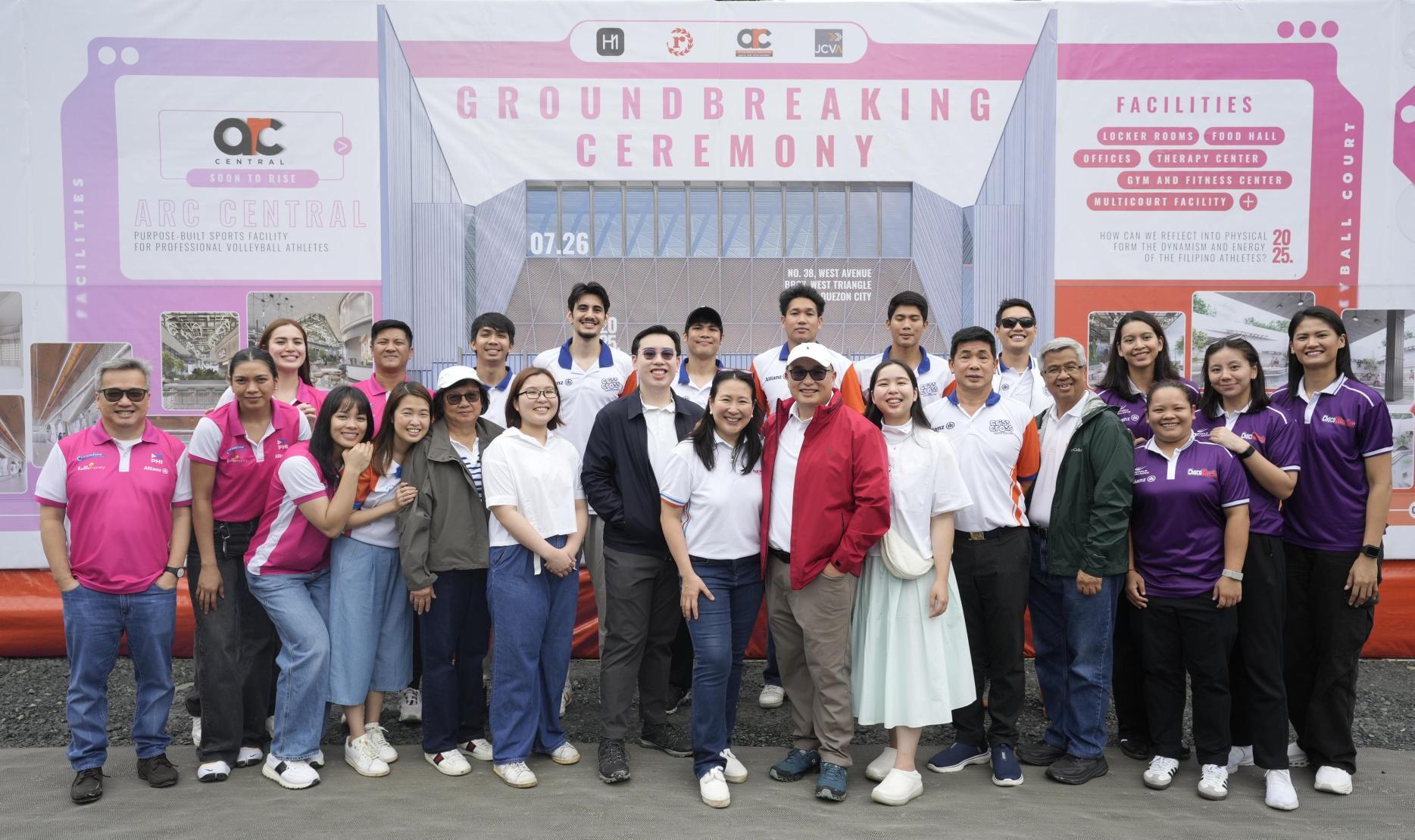 Rebisco Breaks Ground on State-of-the-art Volleyball Facility ARC Central