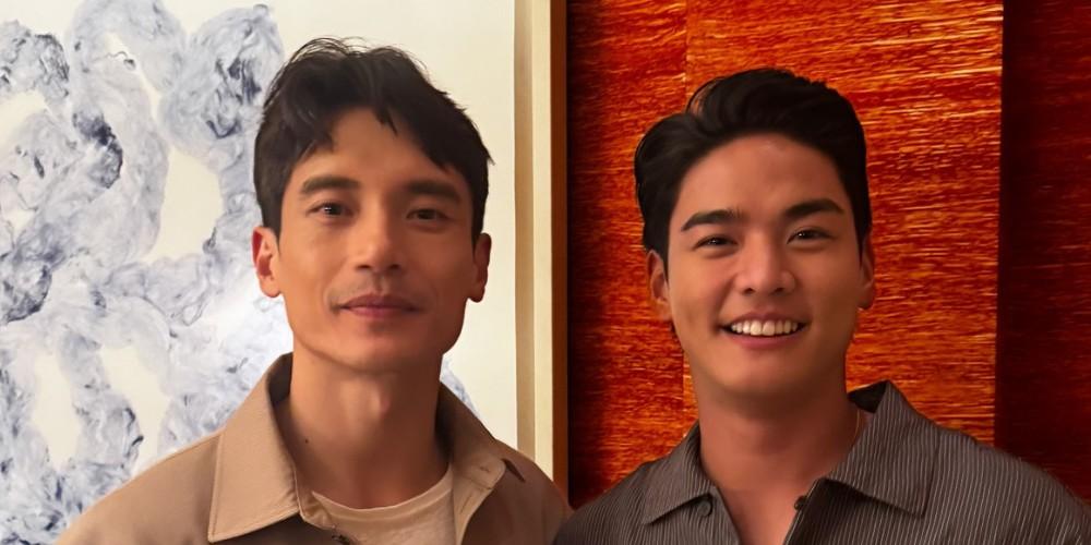 Michael Sager meets 'Freakier Friday' star Manny Jacinto 