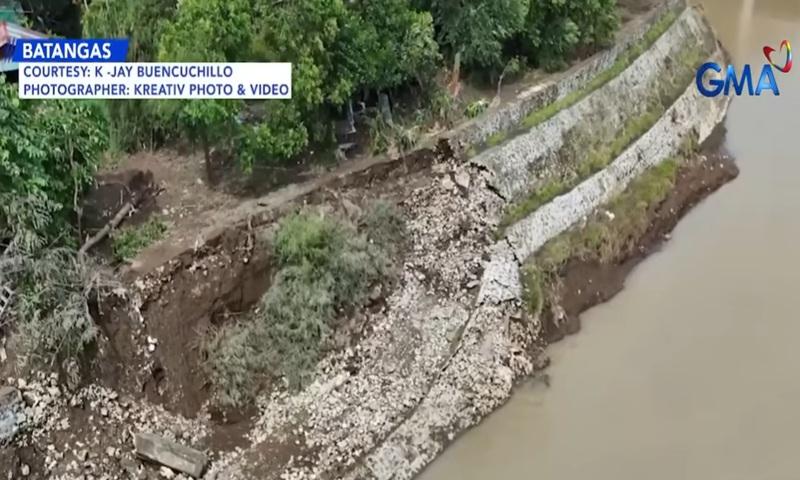 P77.2M dike in Nasugbu collapses two years after completion