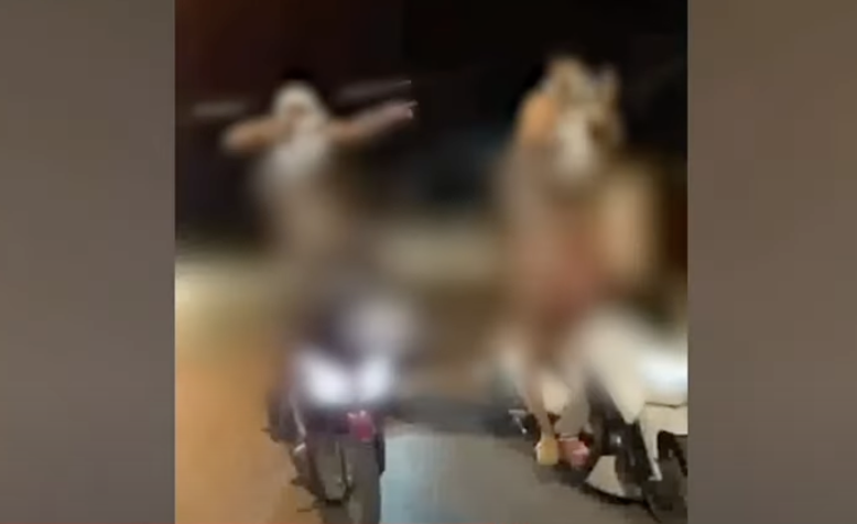Cops looking for naked motorcycle riders caught on viral video in Zamboanga City