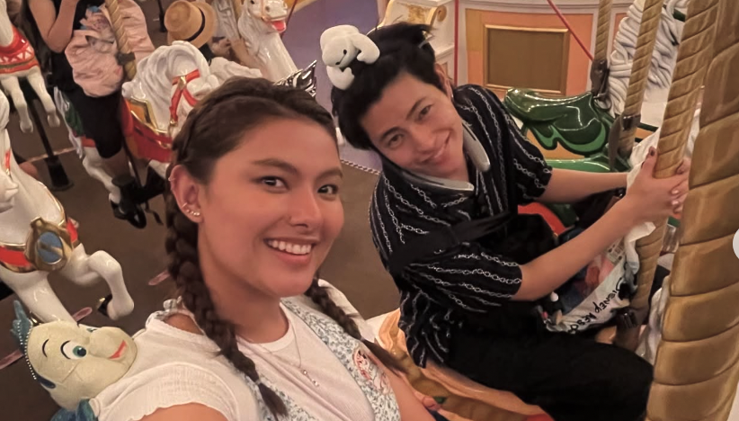 Kate Valdez spends 25th birthday with Fumiya Sankai in Tokyo Disneyland