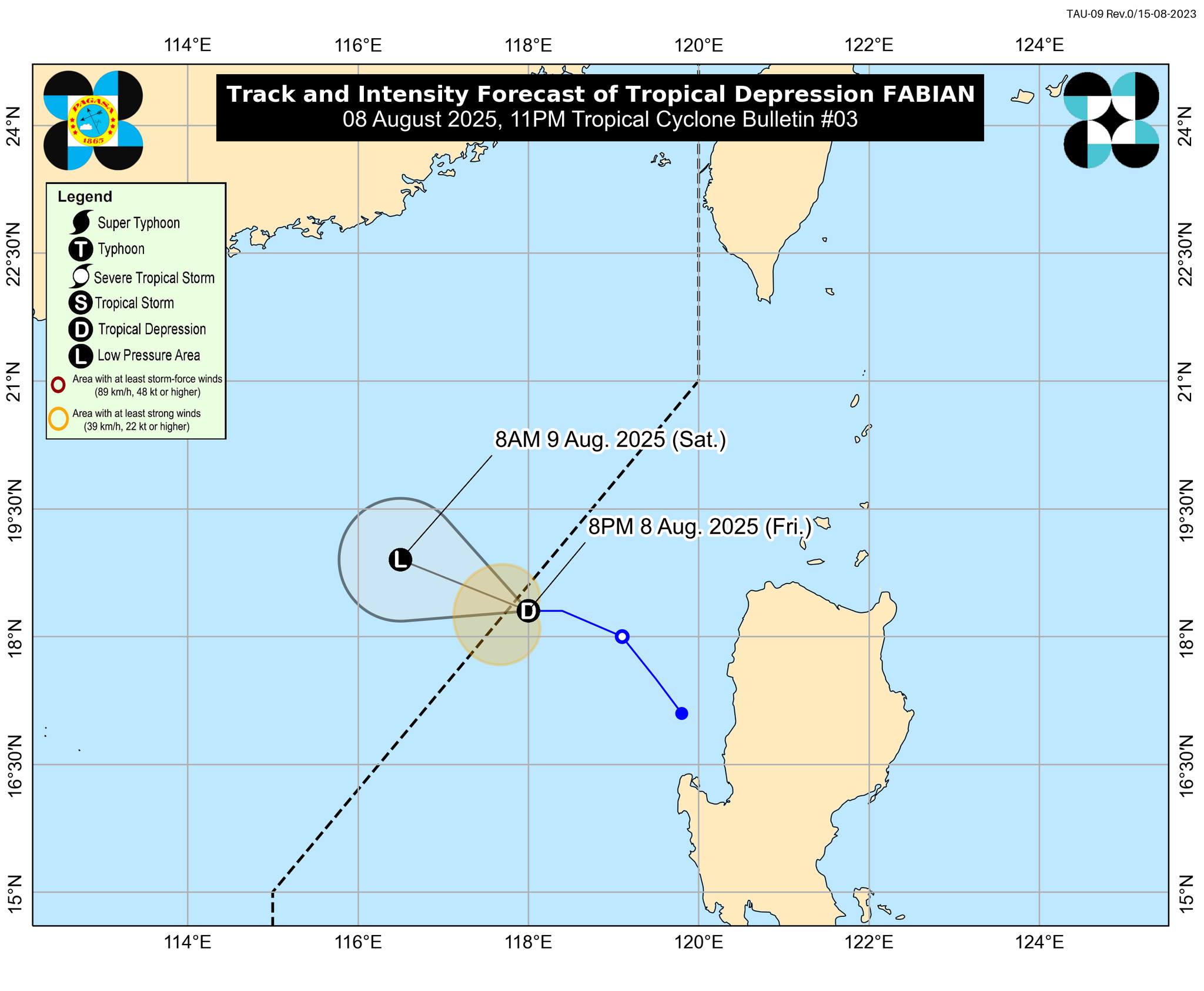 Fabian moves slowly ahead of PAR exit
