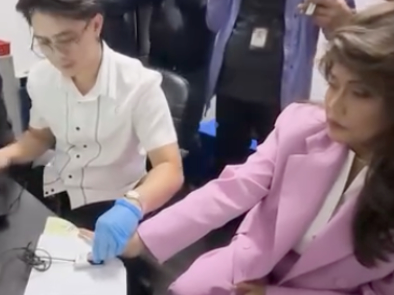 Imee Marcos takes drug test