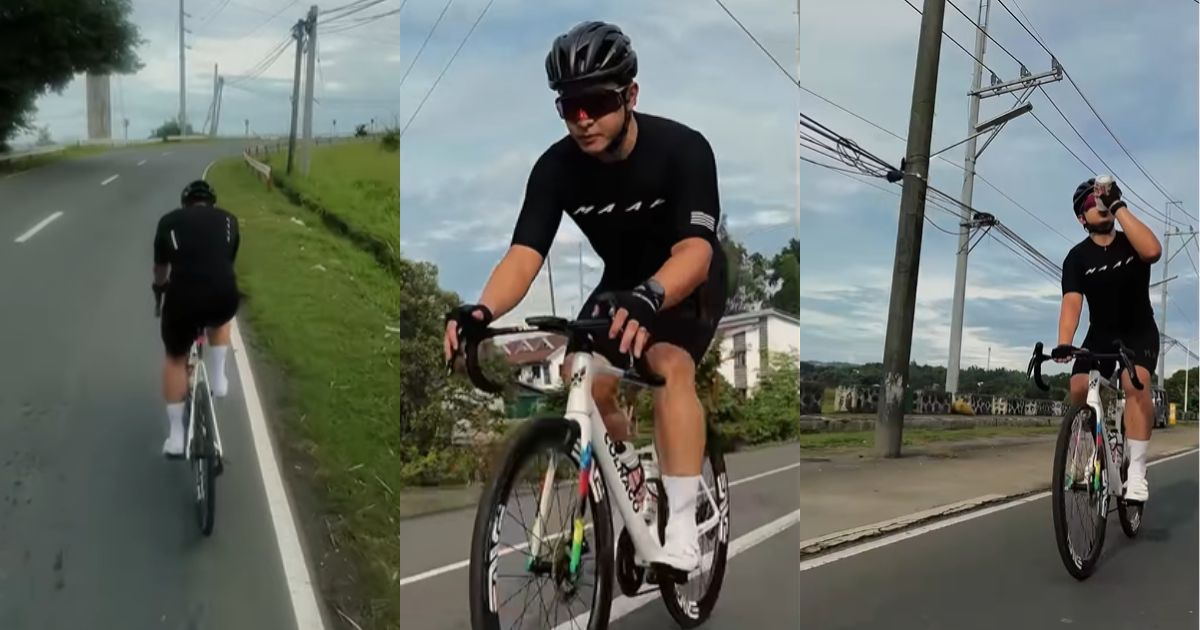 Alden Richards ticks off 100km bike ride