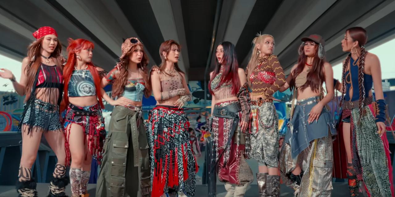 BINI dances 'Shagidi' at a skatepark in official MV