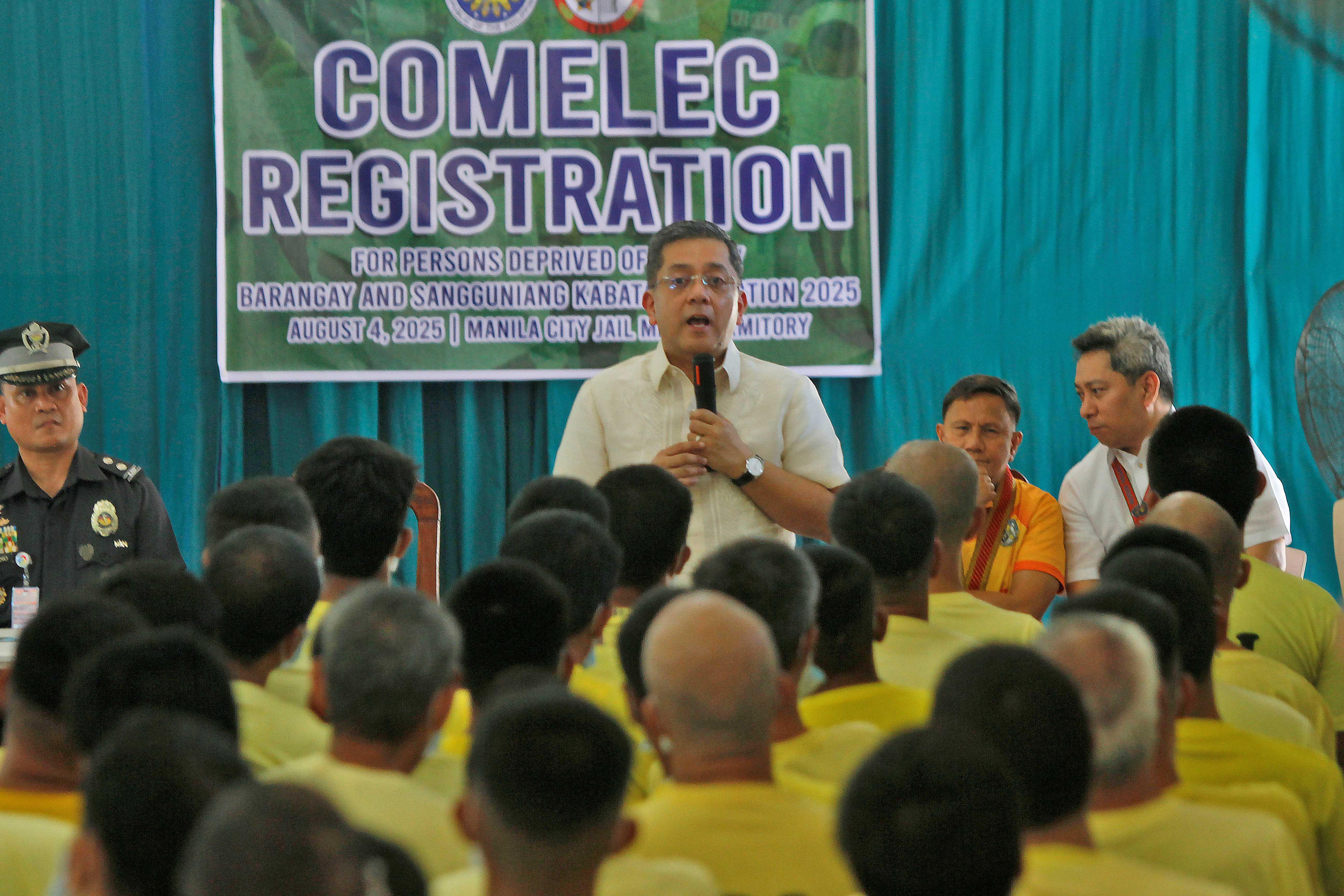 Comelec holds special voter registration for 2025 BSKE for PDLs