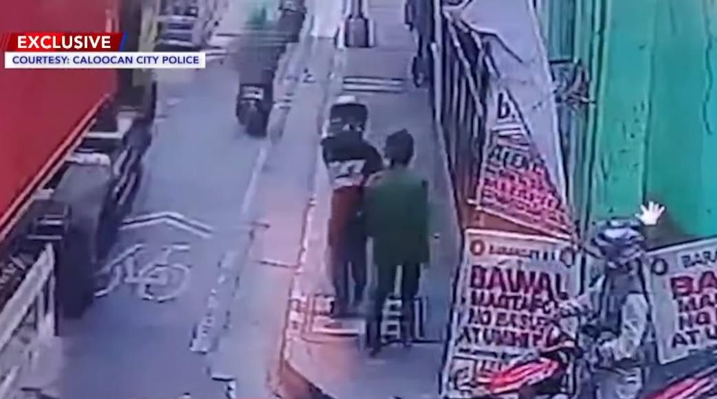 Robber on motorbike nabbed after motorist gives chase