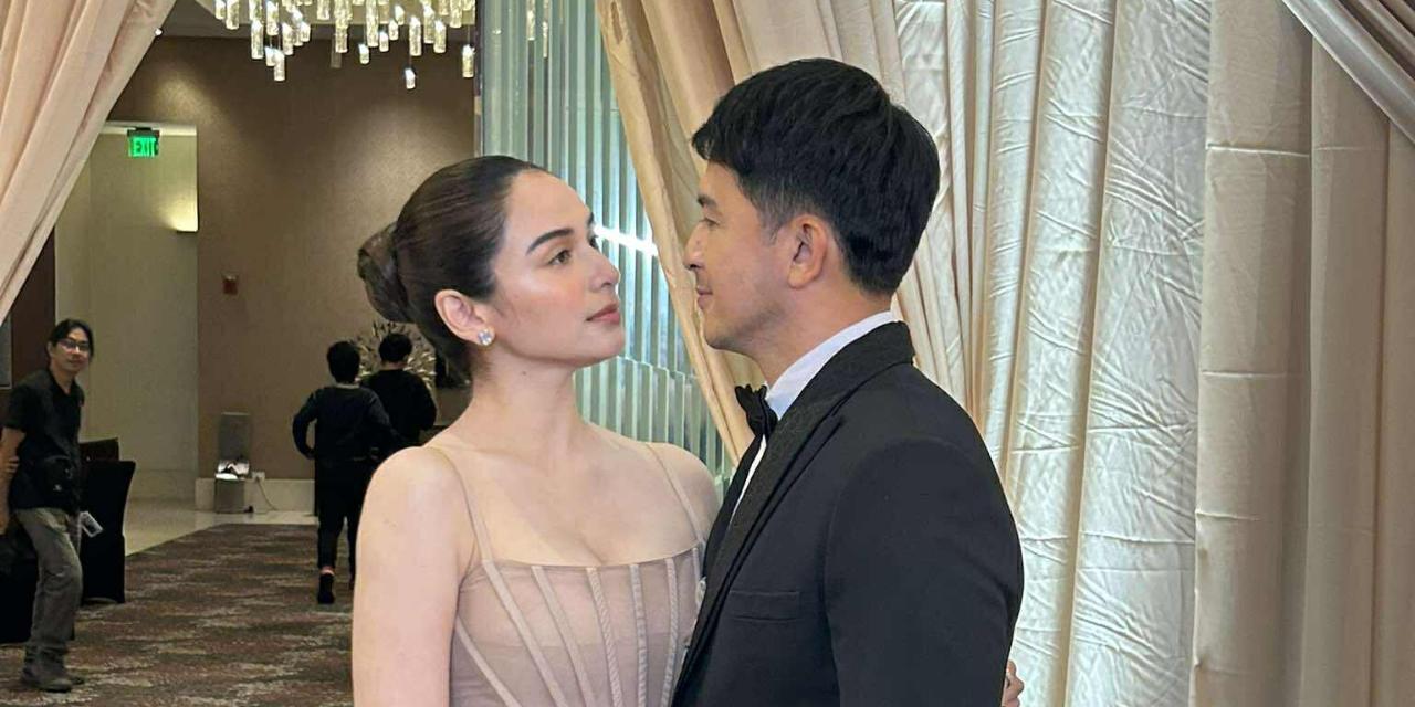 Dennis Trillo and Jennylyn Mercado look effortlessly elegant and in love at GMA Gala 2025