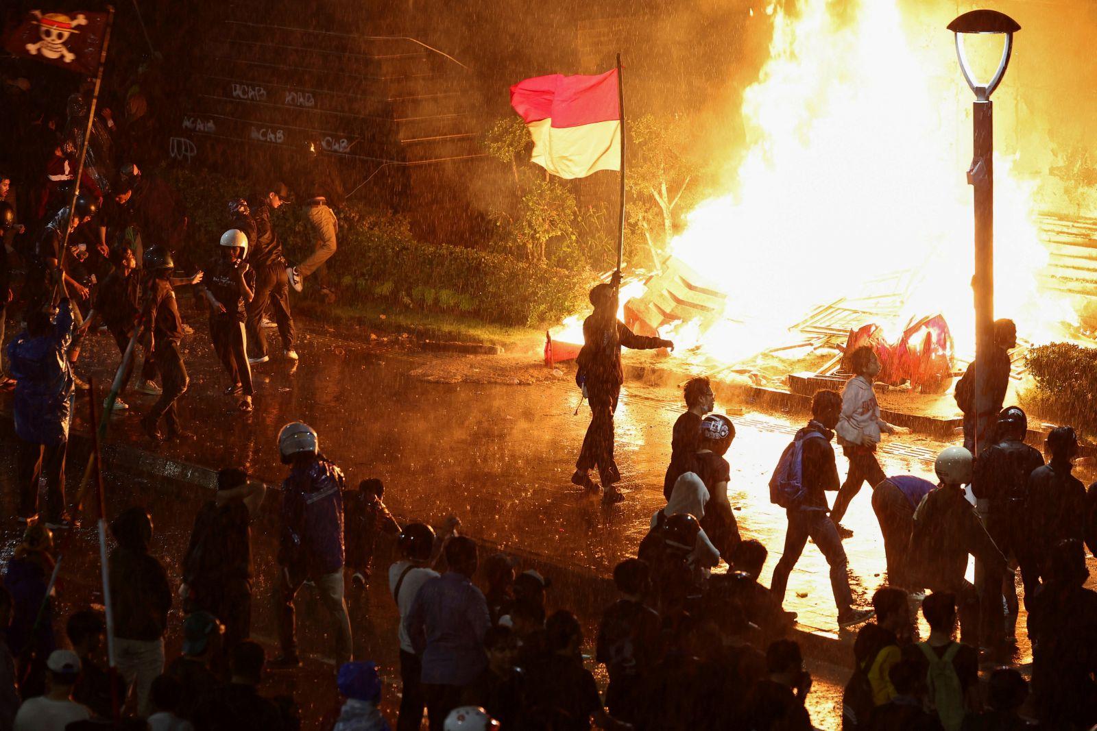 Police killing sparks Indonesia unrest in first major test for Prabowo presidency