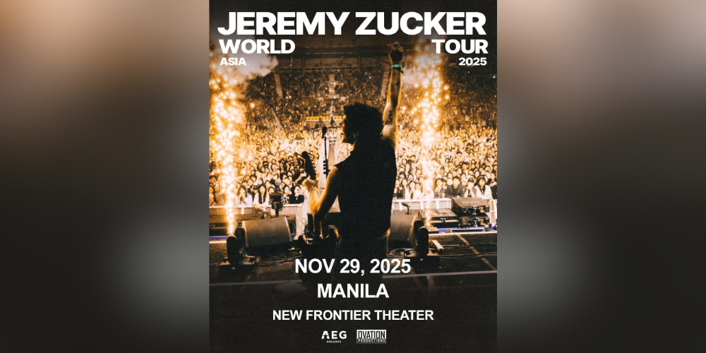 Jeremy Zucker is returning to Manila in November
