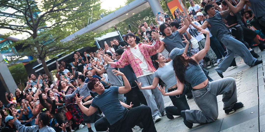 SB19 goes busking in Singapore