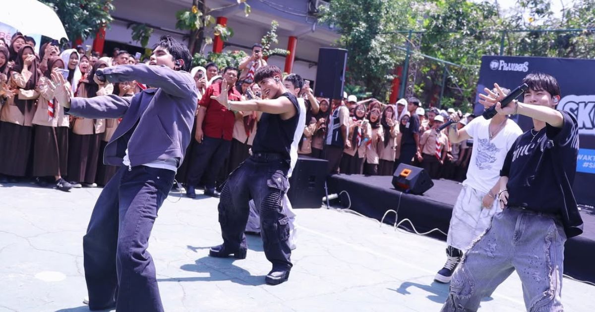 SB19 goes on a school roadshow in Indonesia