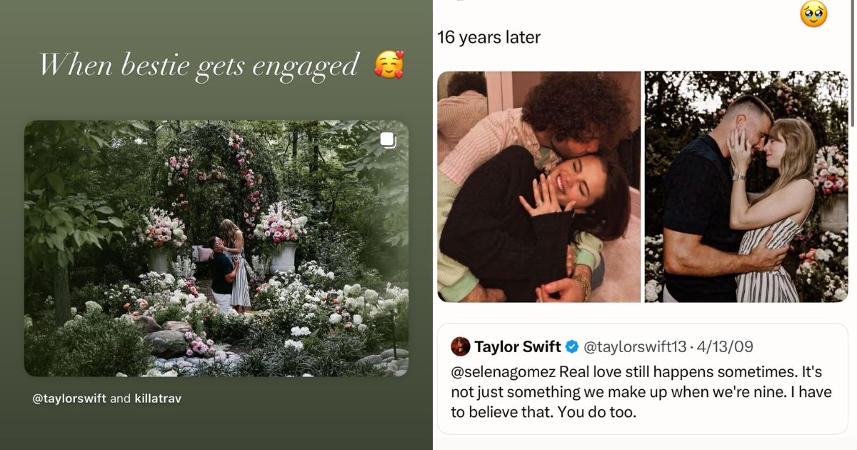 Selena Gomez reacts to Taylor Swift, Travis Kelce's engagement: 'When bestie gets engaged'