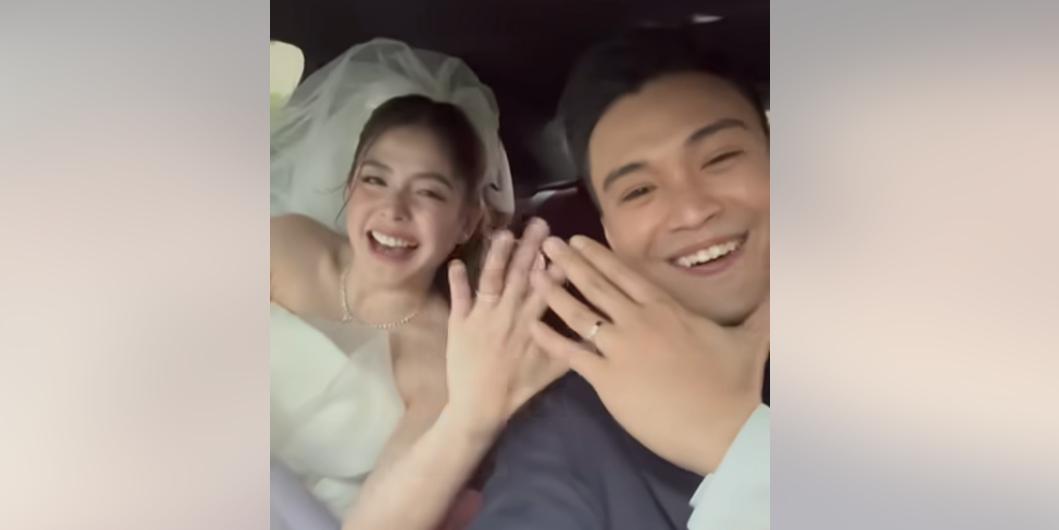 Shaira Diaz and EA Guzman have the cutest reaction after getting married