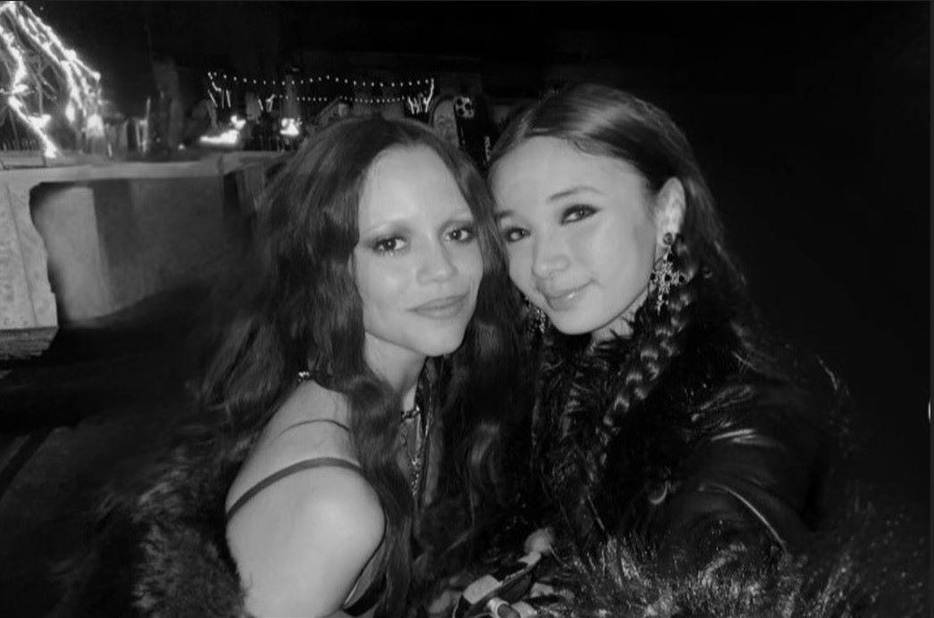 Jenna Ortega and Sofia Pablo 