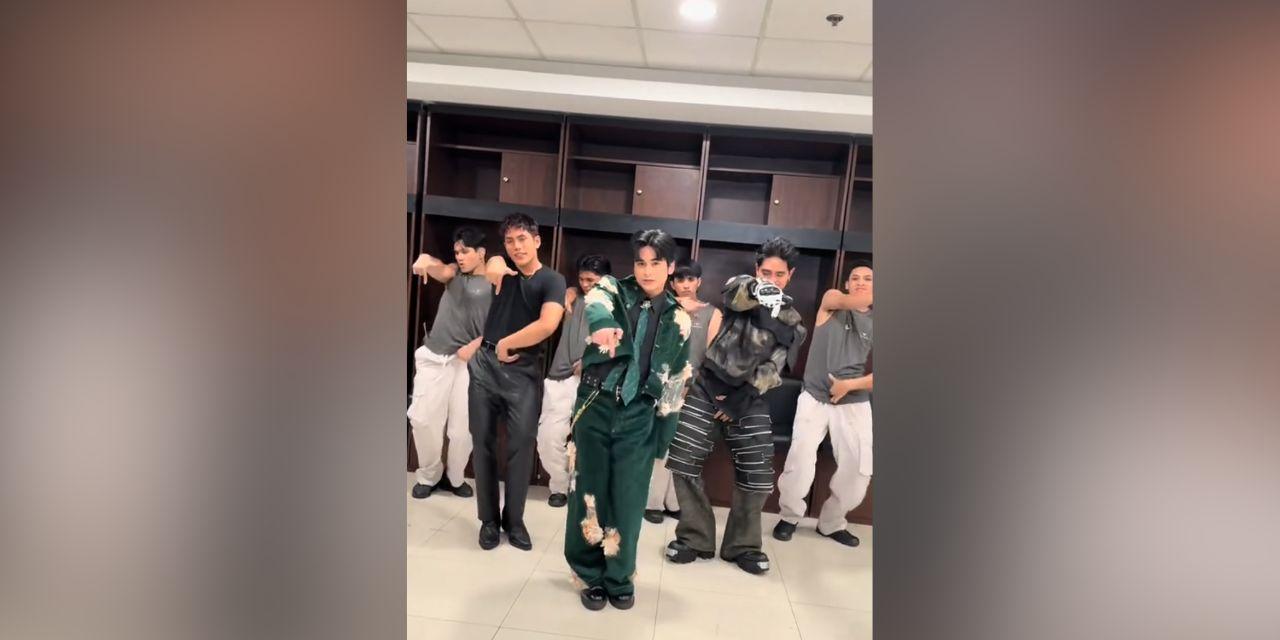 Will Ashley dances to 'Gento' with SB19's Pablo and Stell