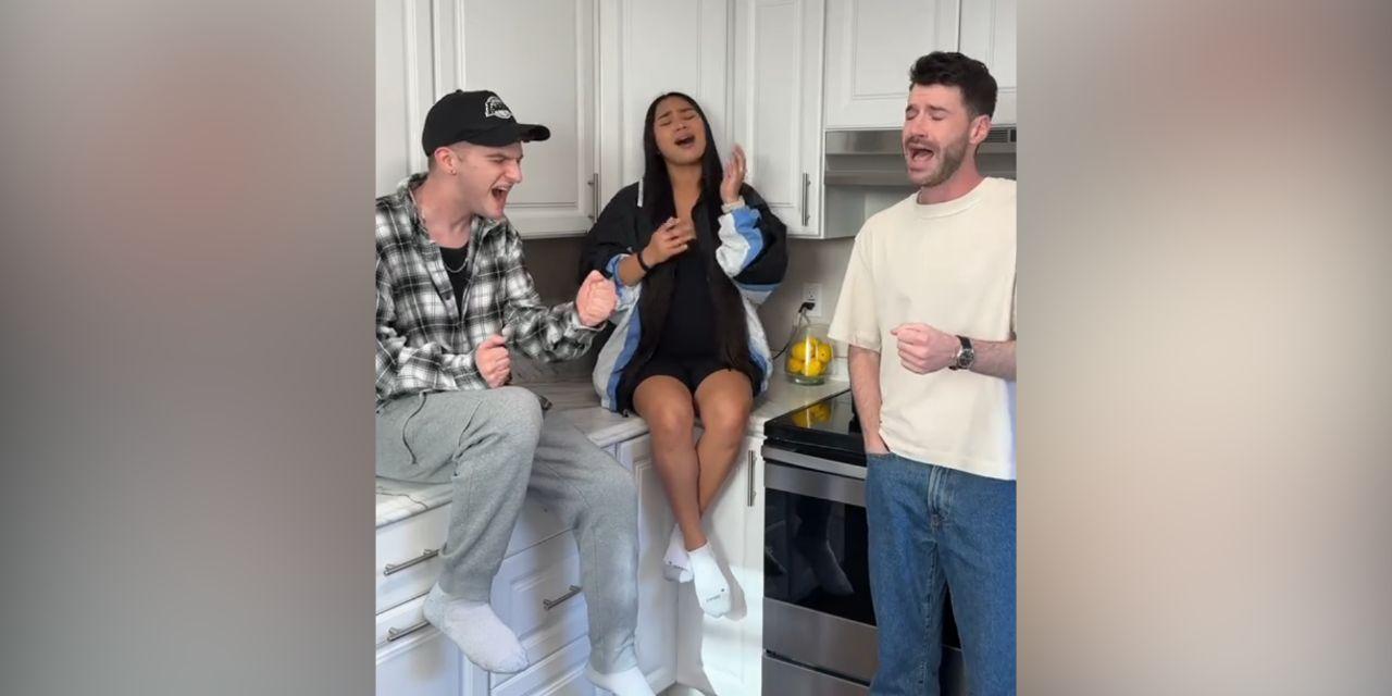 Jessica Sanchez belts out 'Golden' with TikTok stars Jonathan Tilkin, Anthony Gargiula