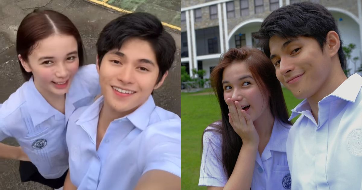 Sofia Pablo, Allen Ansay mark their first day of college