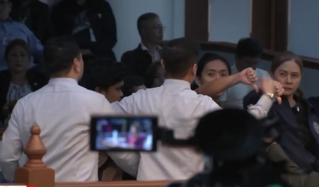 Onlookers give Senate impeachment vote a thumbs down