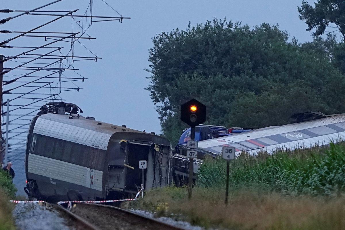 One killed, several injured after train derails in Denmark