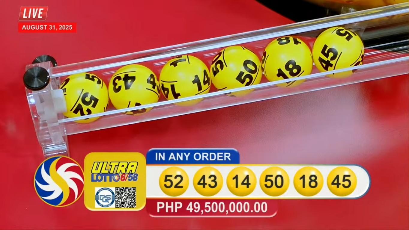 No winners of major lotto prizes on Sunday, August 31, 2025