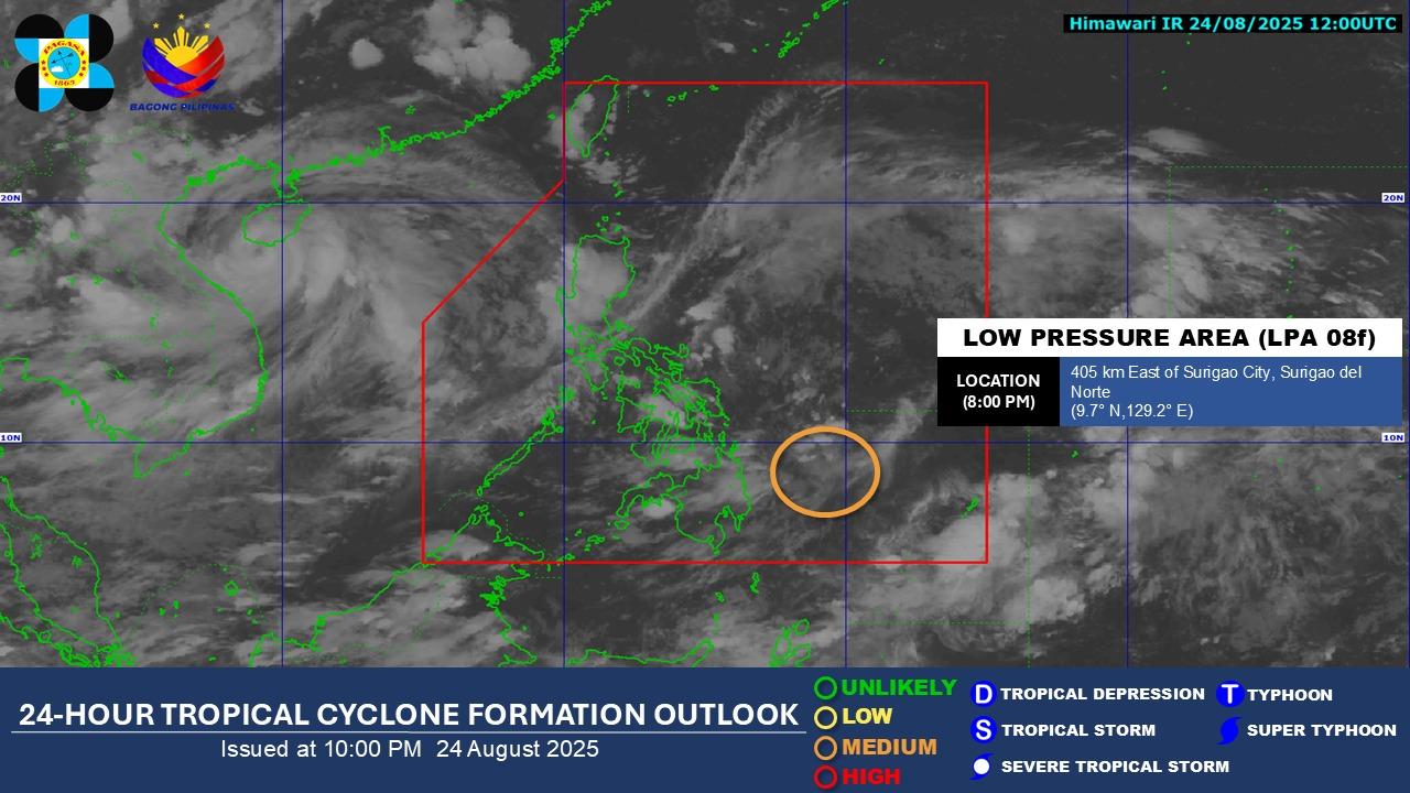 LPA inside PAR has ‘medium’ chance of becoming tropical depression
